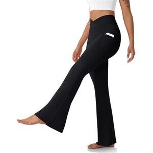 Women's Flare Leggings with Pockets